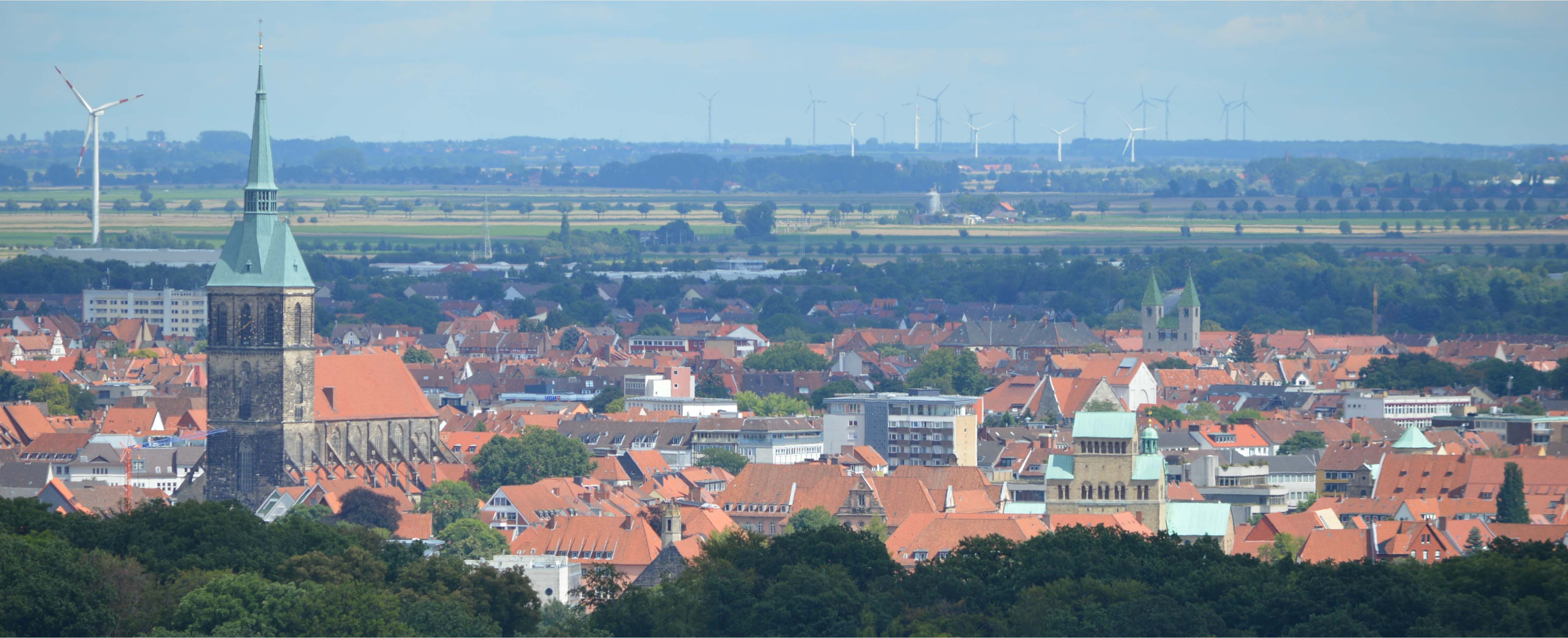 Blick auf Hildesheim