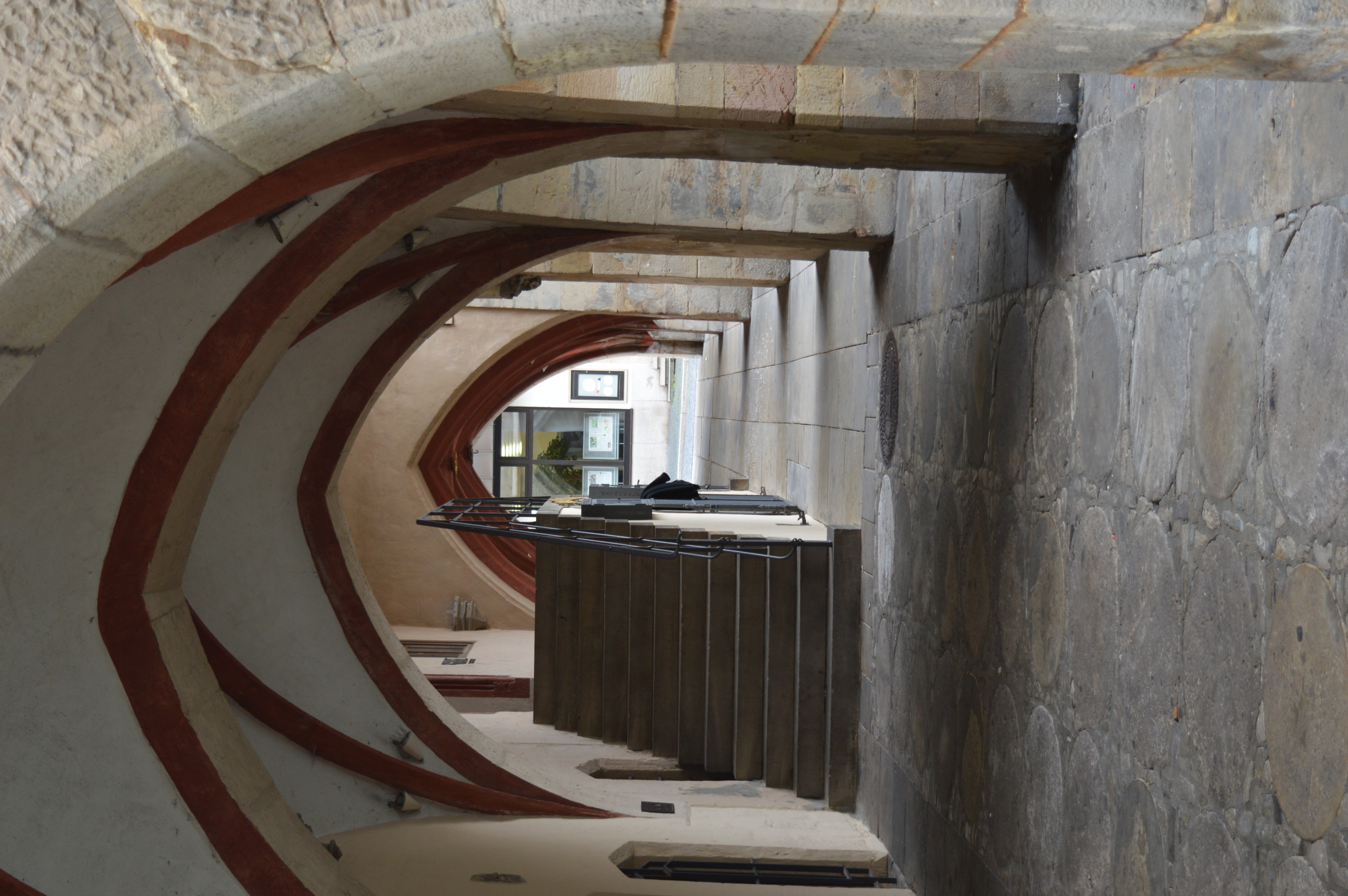 Gewölbegang des Rathauses